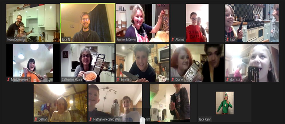 FAMILIES IN THE SOUTH WIGHT COME TOGETHER OVER ZOOM TO MAKE A DELICIOUS CHILLI
