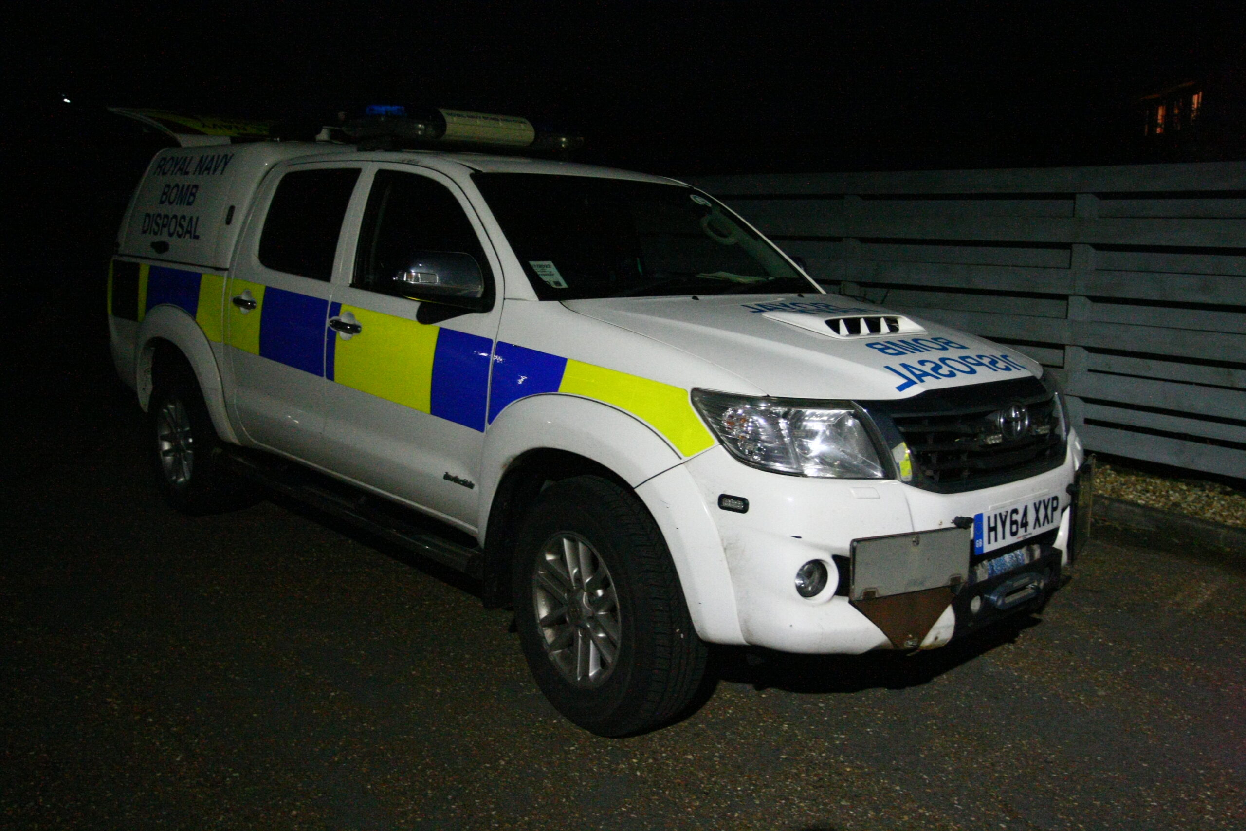 BOMB DISPOSAL CALLED IN AFTER PROJECTILE FOUND