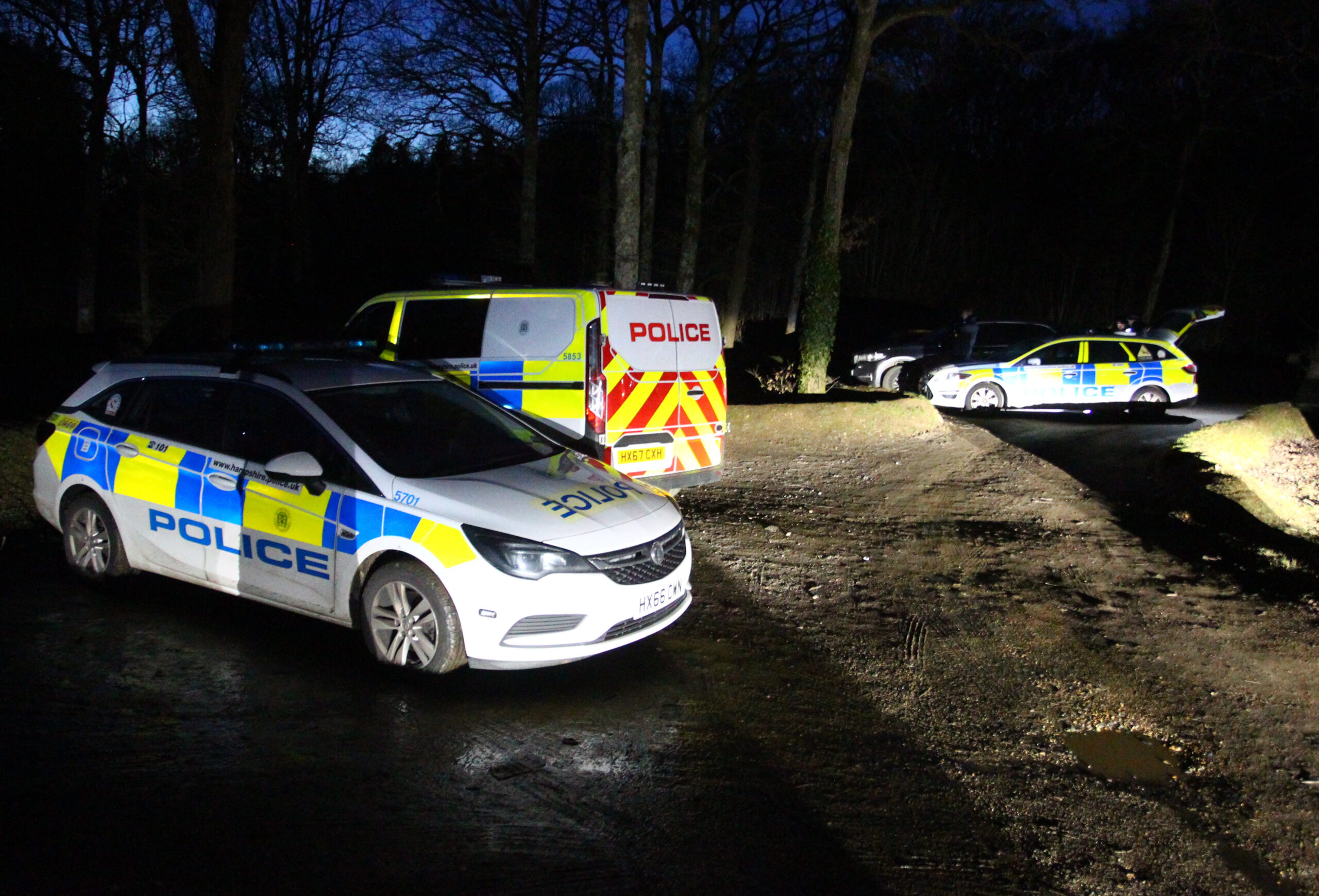 WELFARE CONCERN LEADS TO SEARCH OF FIRESTONE COPSE