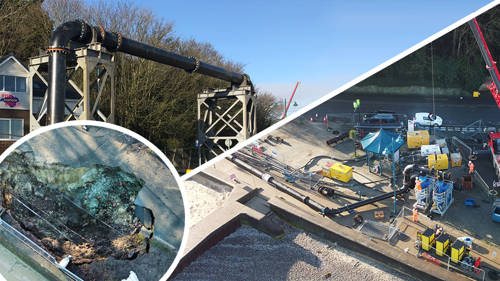 MAJOR SEWER REPAIR OPERATION PROGRESSES AT APPLEY