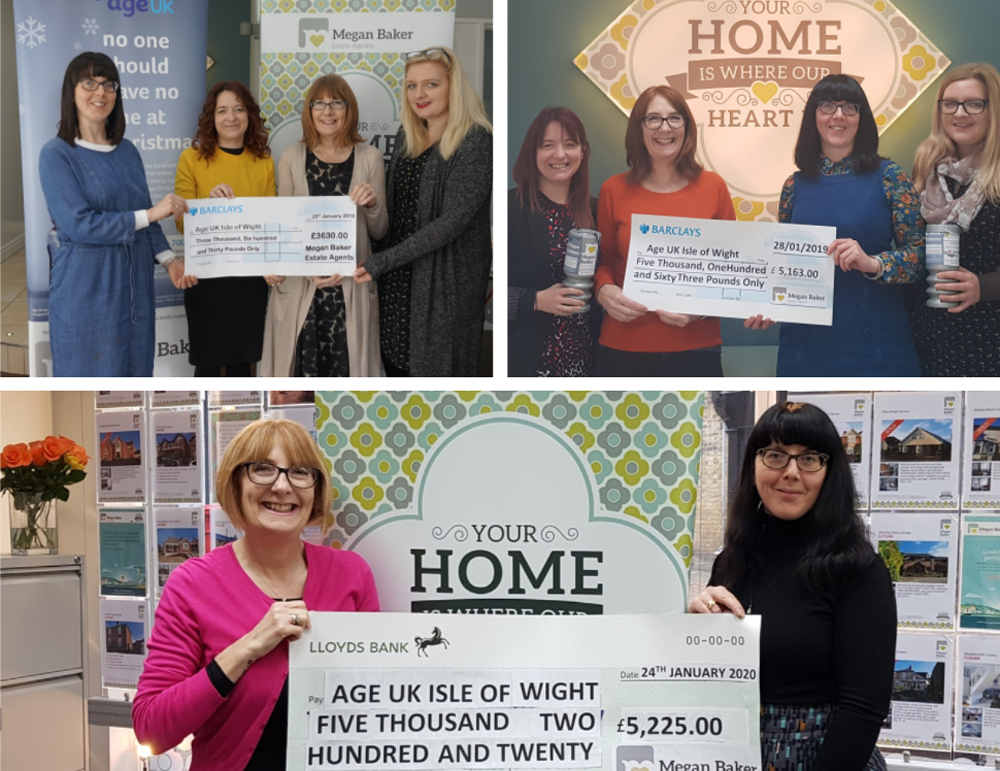 £18,000 RAISED FOR AGE UK THANKS TO SUPPORT OF LOCAL ESTATE AGENTS