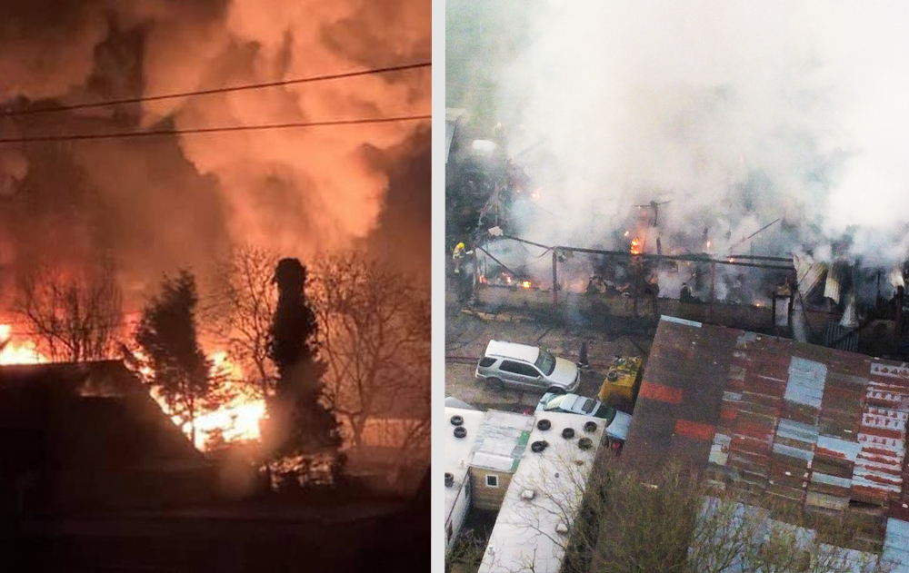 BARN BLAZE BREAKS OUT NEAR COWES