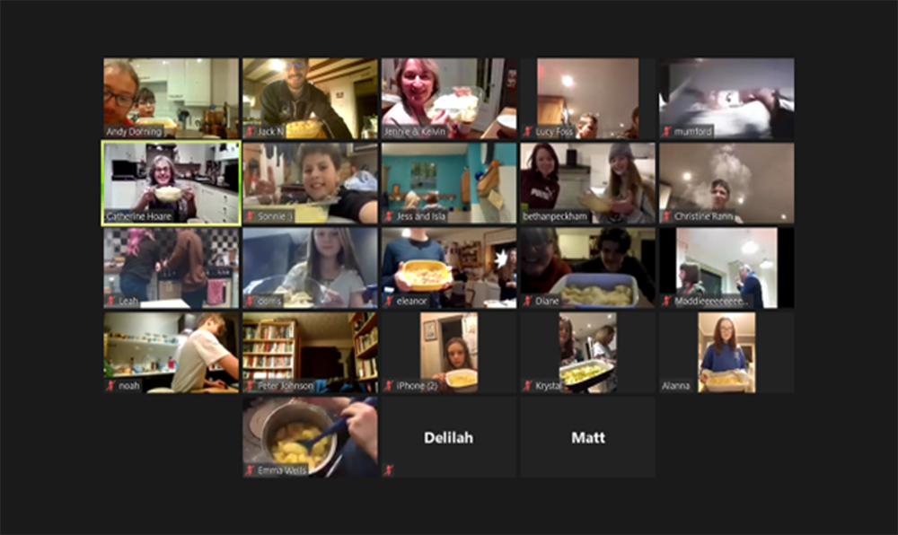 SOUTH WIGHT YOUTH COOK UP APPLE CRUMBLE TOGETHER – ON ZOOM!