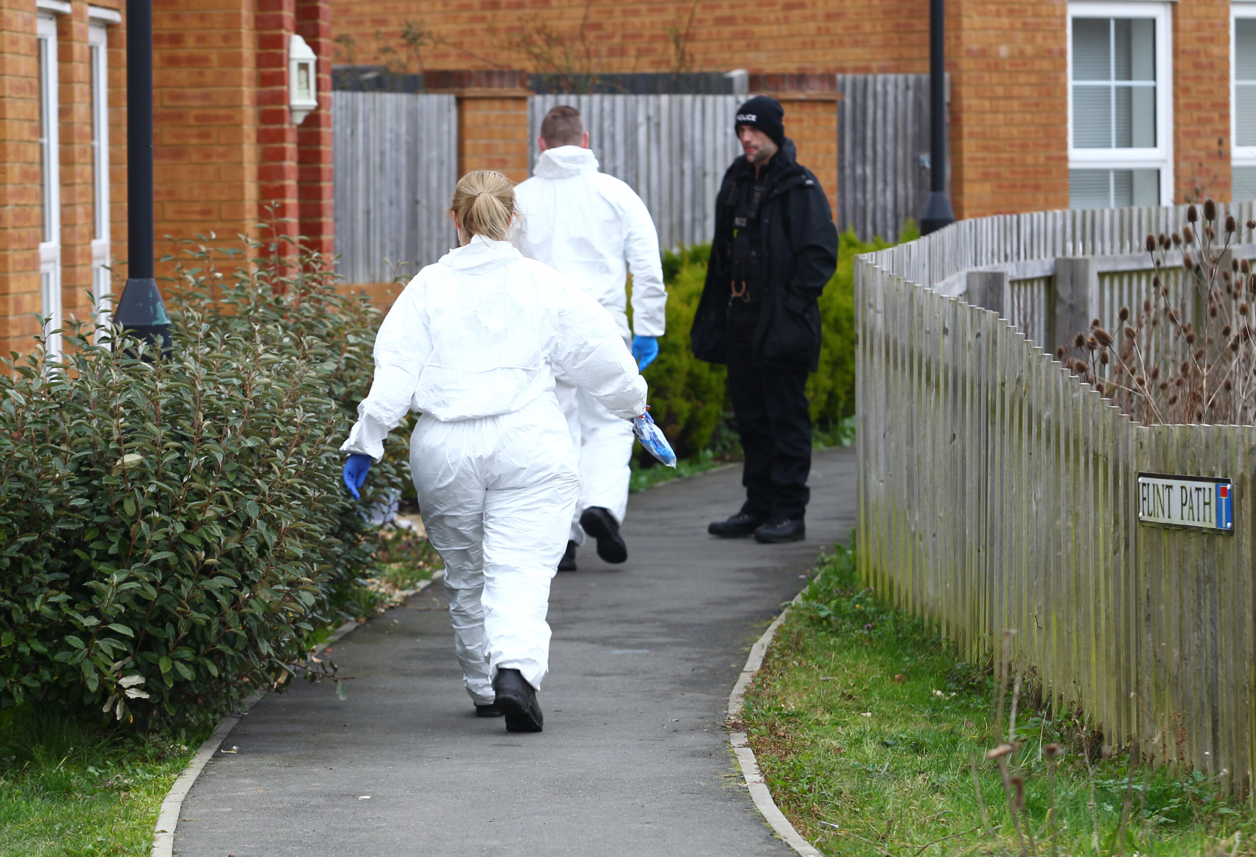 HANDGUN SEEN IN AGGRAVATED BURGLARY LEADS TO ARMED POLICE ARRESTING 3 MEN