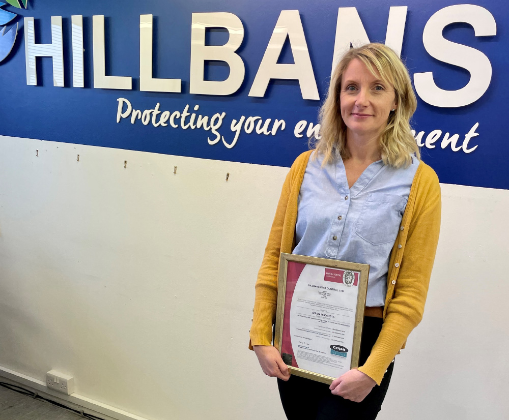HILLBANS AWARDED COVETED QUALITY STANDARD AWARD