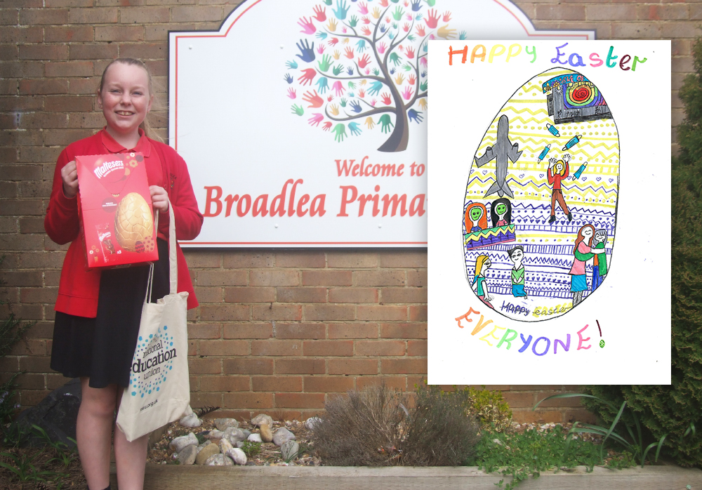 ISLAND SCHOOL CHILDREN DESIGN ARRAY OF EASTER CARDS IN NEU-SPONSORED COMPETITION