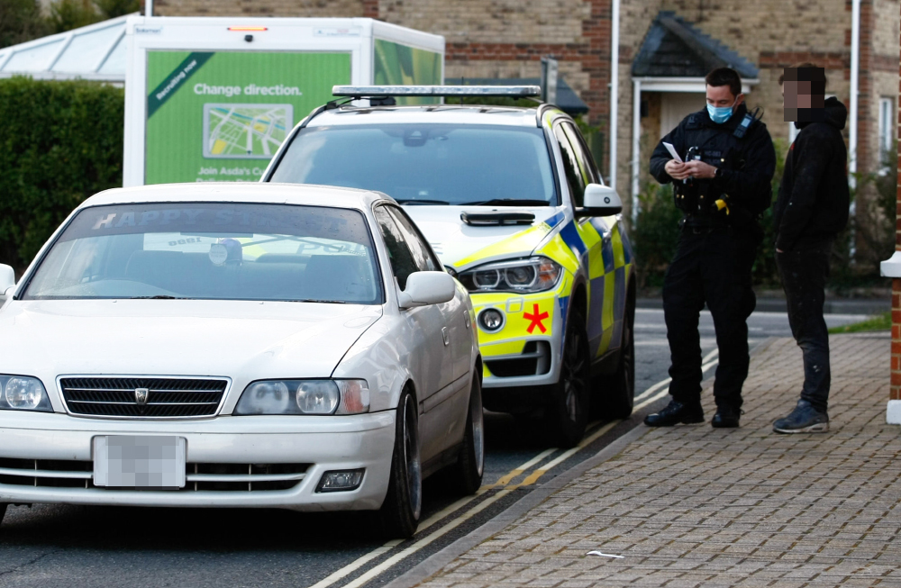 REMINDER TO MOTORISTS AS CAR SEIZED FOR NO TAX IN SANDOWN
