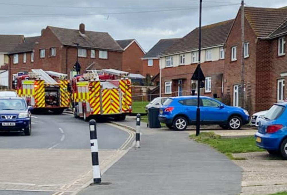 FIREFIGHTERS RESPOND TO PROPERTY FIRE ON PAN ESTATE