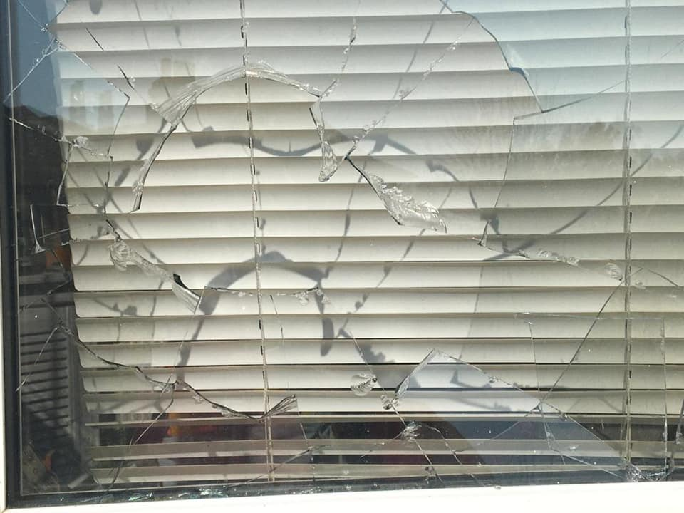WOMAN LEFT WITH SMASHED WINDOWS AFTER VANDALS TARGET HOME