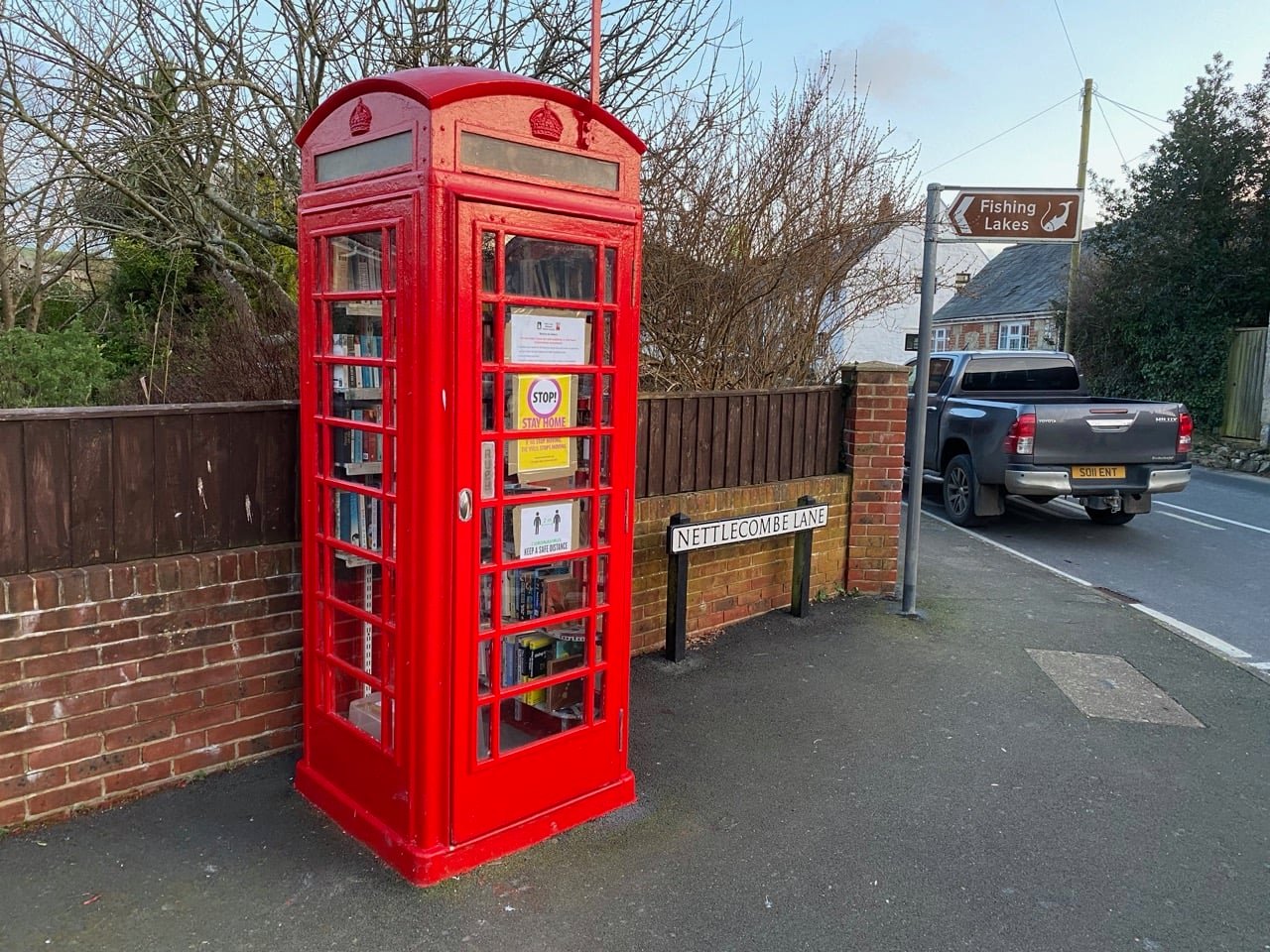 ONE FOR THE BOOKS! COMMUNITY EFFORT TRANSFORMS WHITWELL PHONEBOX LIBRARY