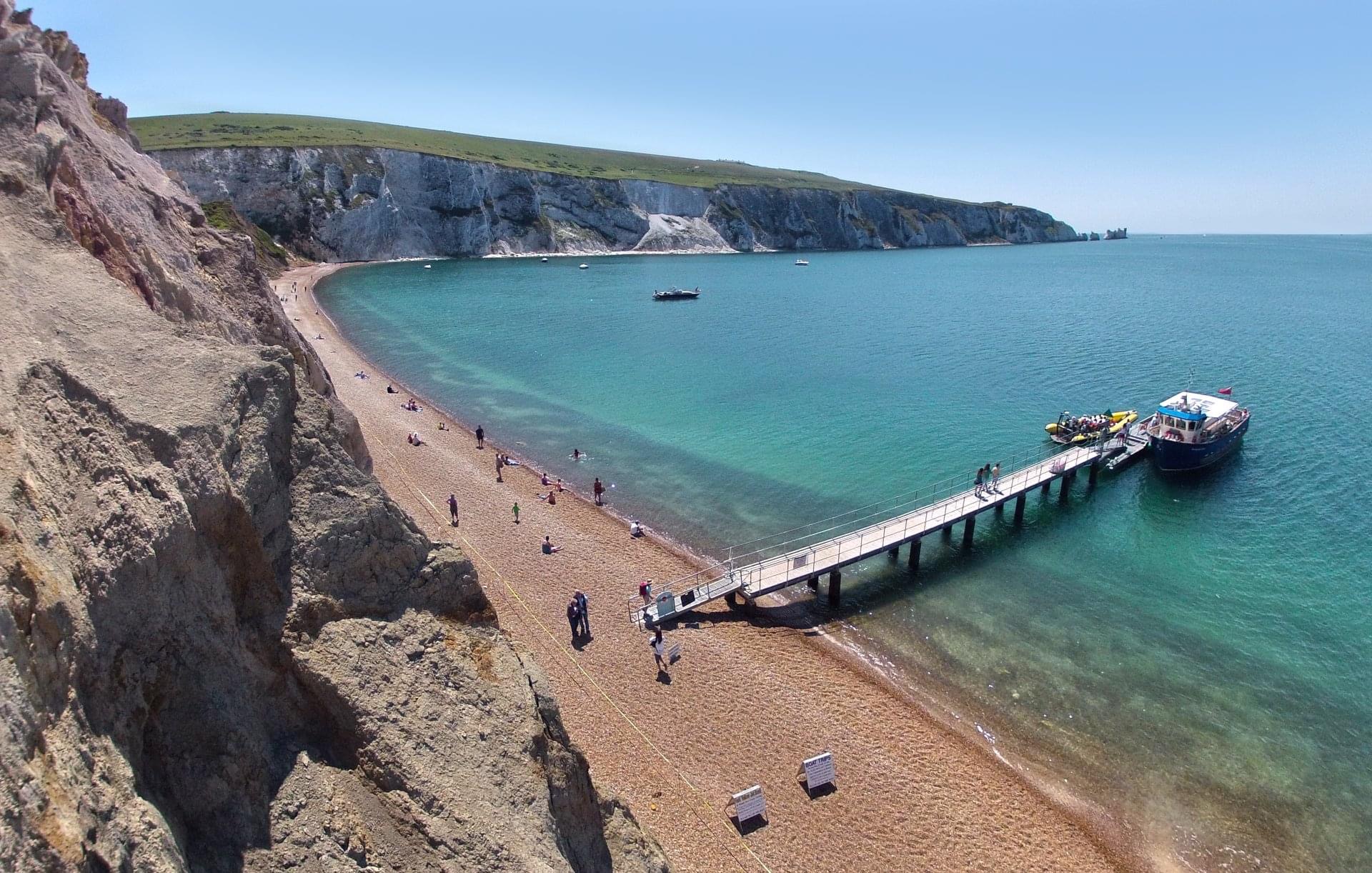 COUNCIL RE-OPEN ALUM BAY STEPS AHEAD OF VISITOR INFLUX