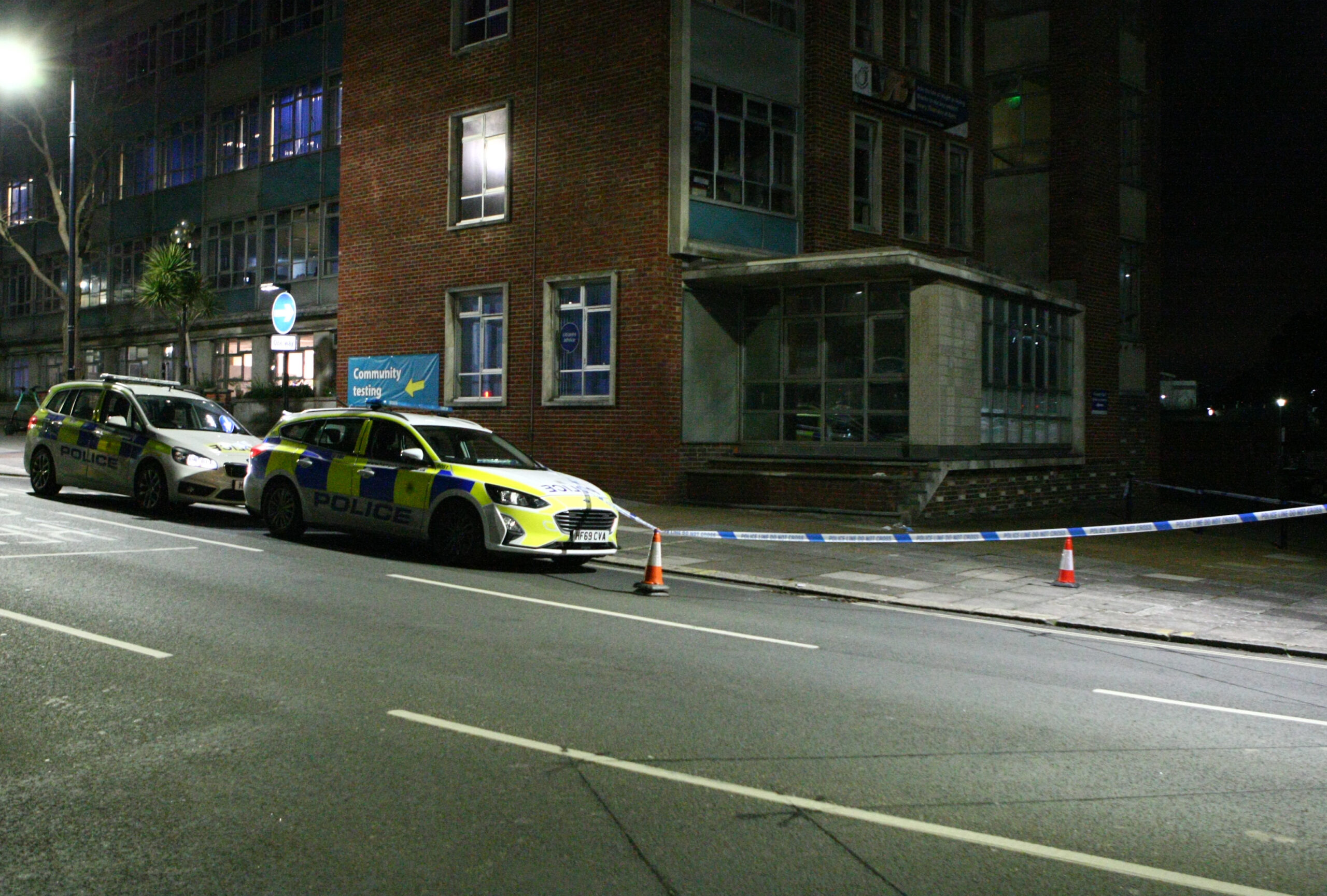 MAN WHO SUSTAINED HEAD INJURY ARRESTED AS CRIME SCENE ESTABLISHED NEAR POLICE STATION