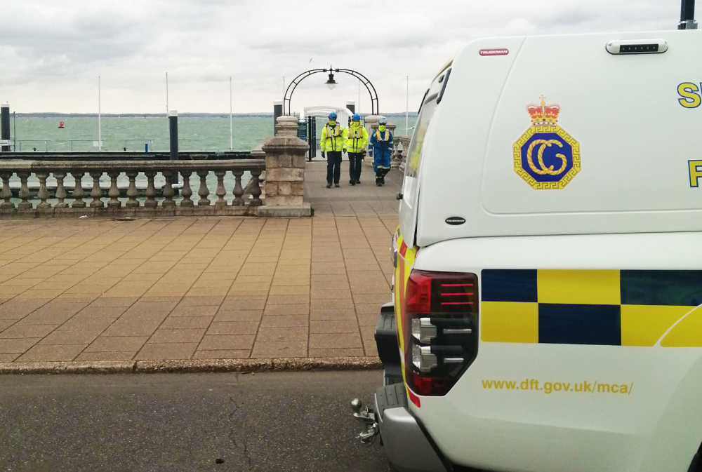 COASTGUARD CALLED TO KAYAKER WAVING FOR HELP OFF COWES