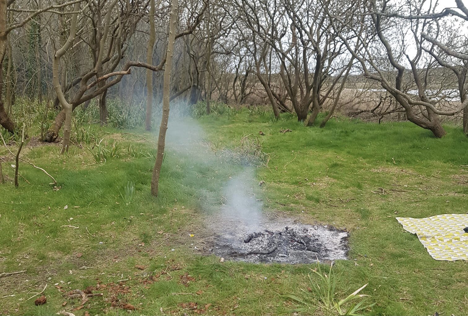 ‘REFRAIN FROM LIGHTING FIRES IN THE COUNTRYSIDE’ – CREW TACKLE ANOTHER WEST WIGHT FIRE