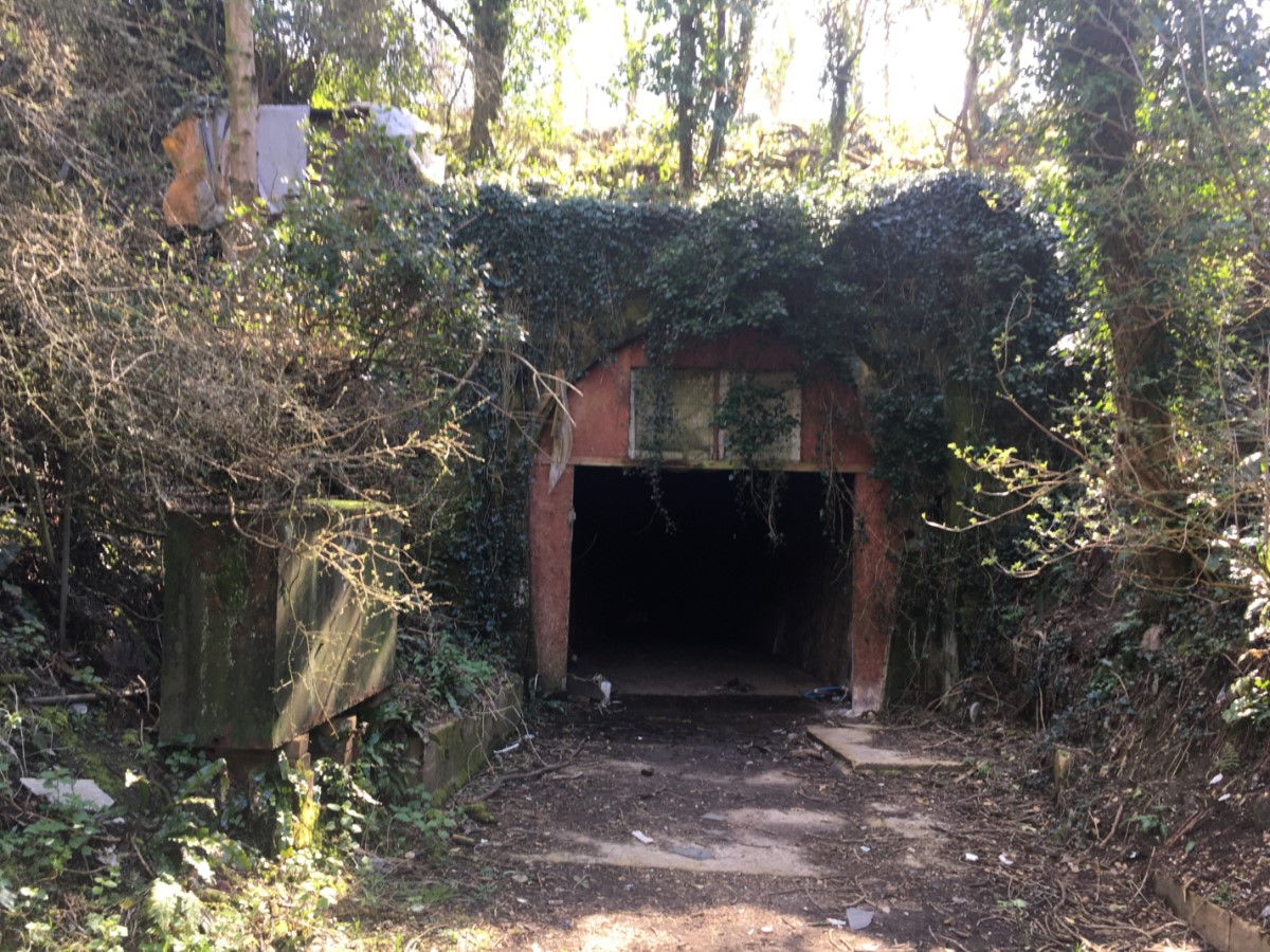 Old Railway Tunnel Entrance Whitwell To St Lawrence Line. Private Place ~ Photo Credit Elmer Keith