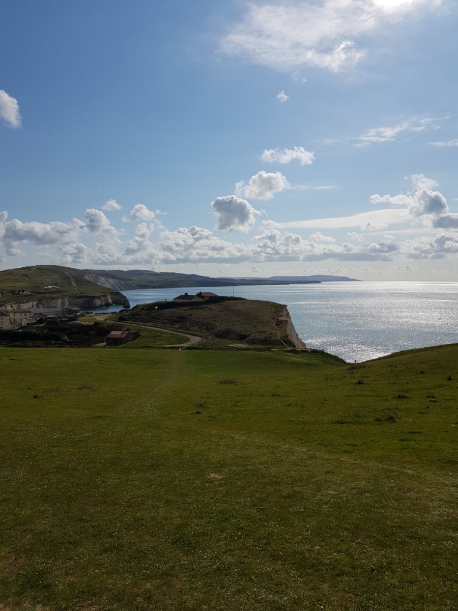 Over Looking Freshwater From Tennyson On A Morning Hack Sunday 11th April Freshwater ~ Photo Credit H Kennedy