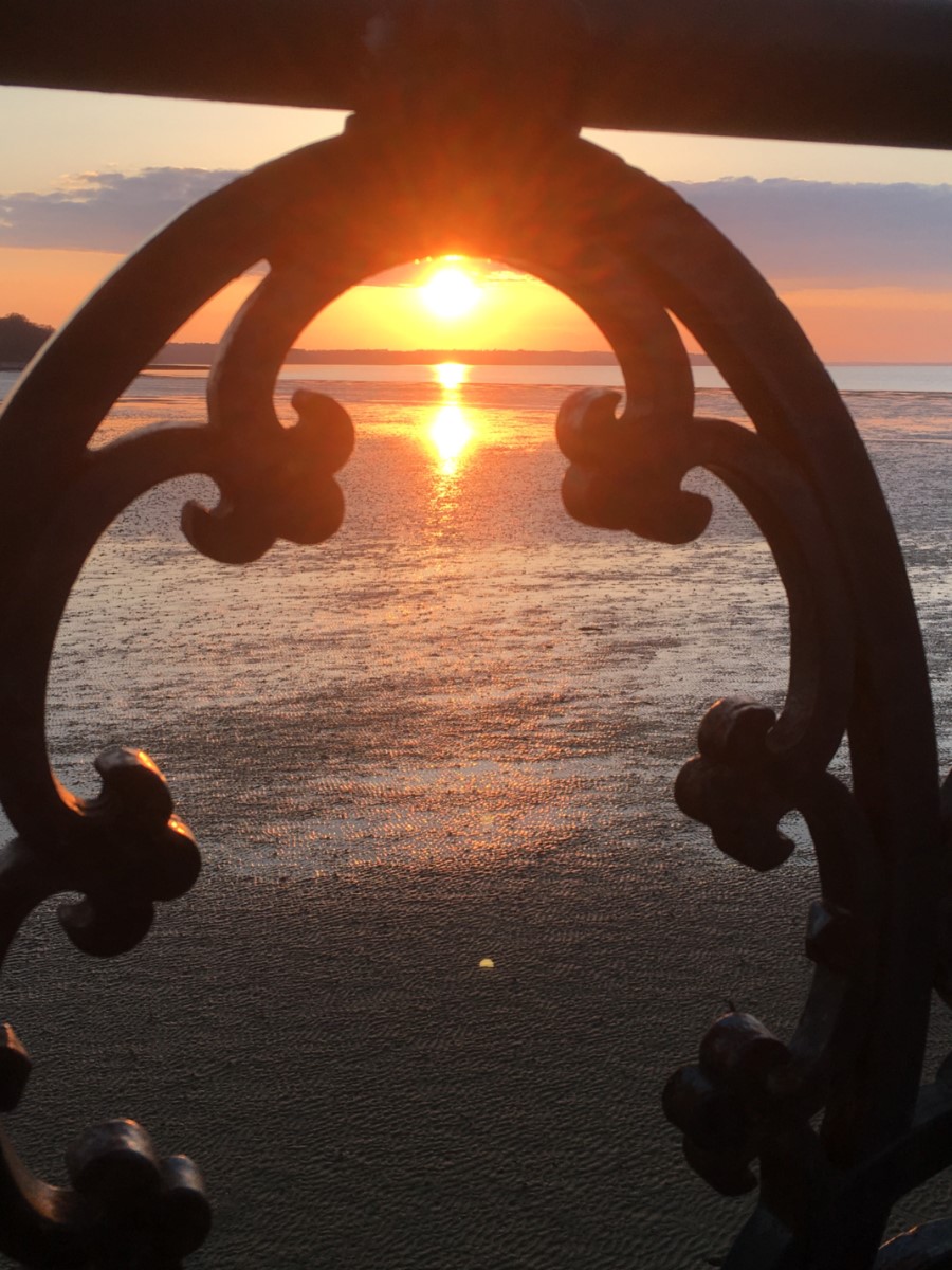 Sunset From Ryde Pier Ryde ~ Photo Credit Helen Watson