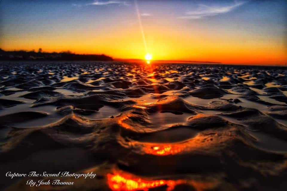 Wavy Sunset ~ Photo Credit Josh Thomas Capture The Second Photography