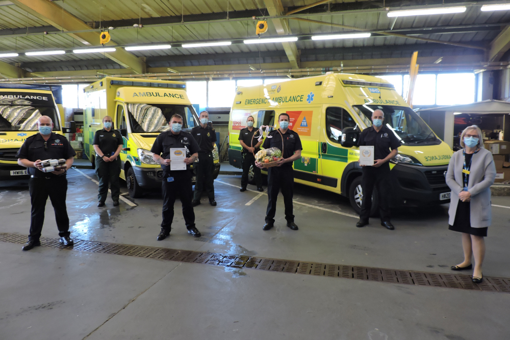ISLAND’S FIREFIGHTERS THANKED BY THE NHS FOR EFFORTS DURING COVID PANDEMIC