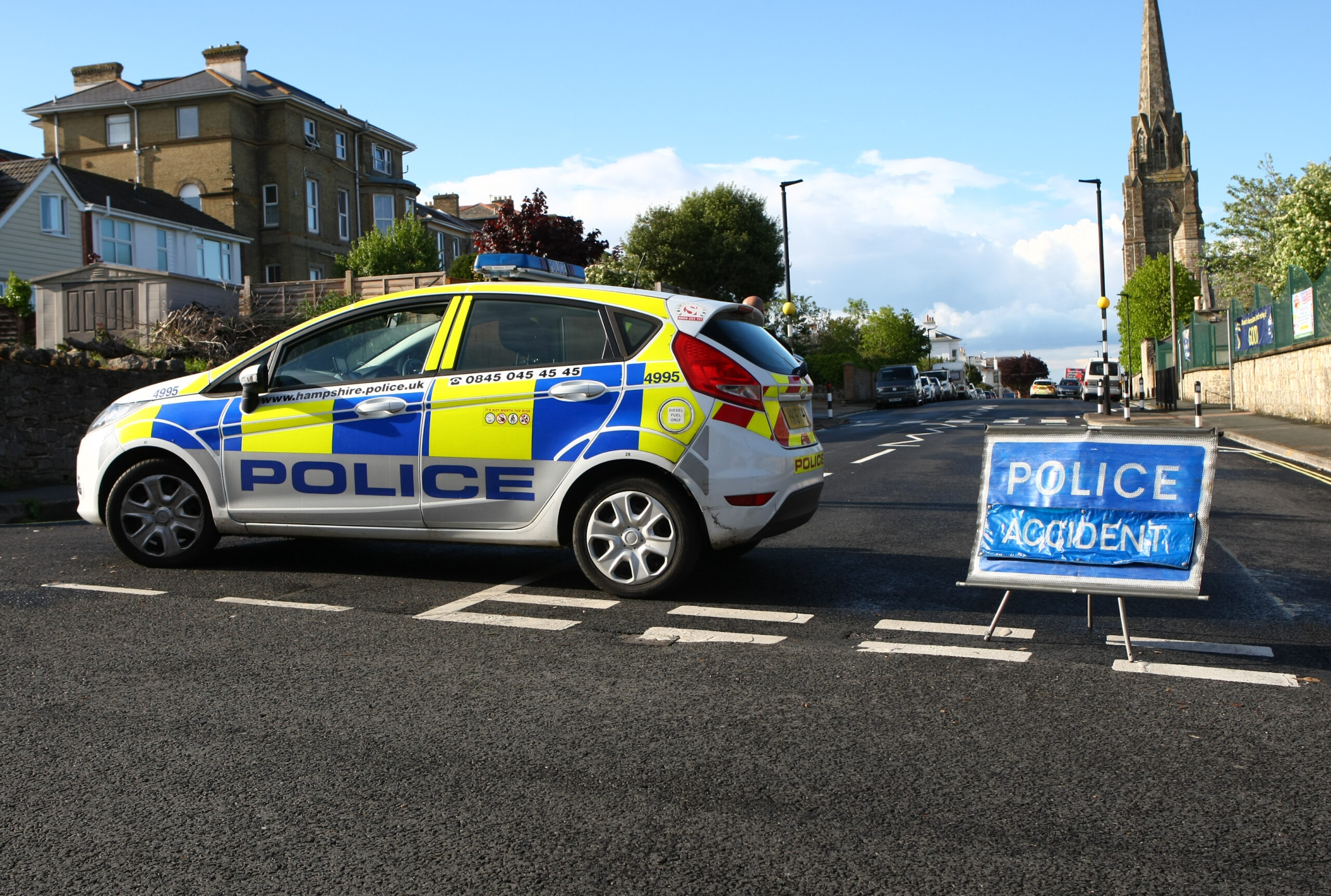 ROAD CLOSED AS WOMAN HIT BY CAR IN RYDE