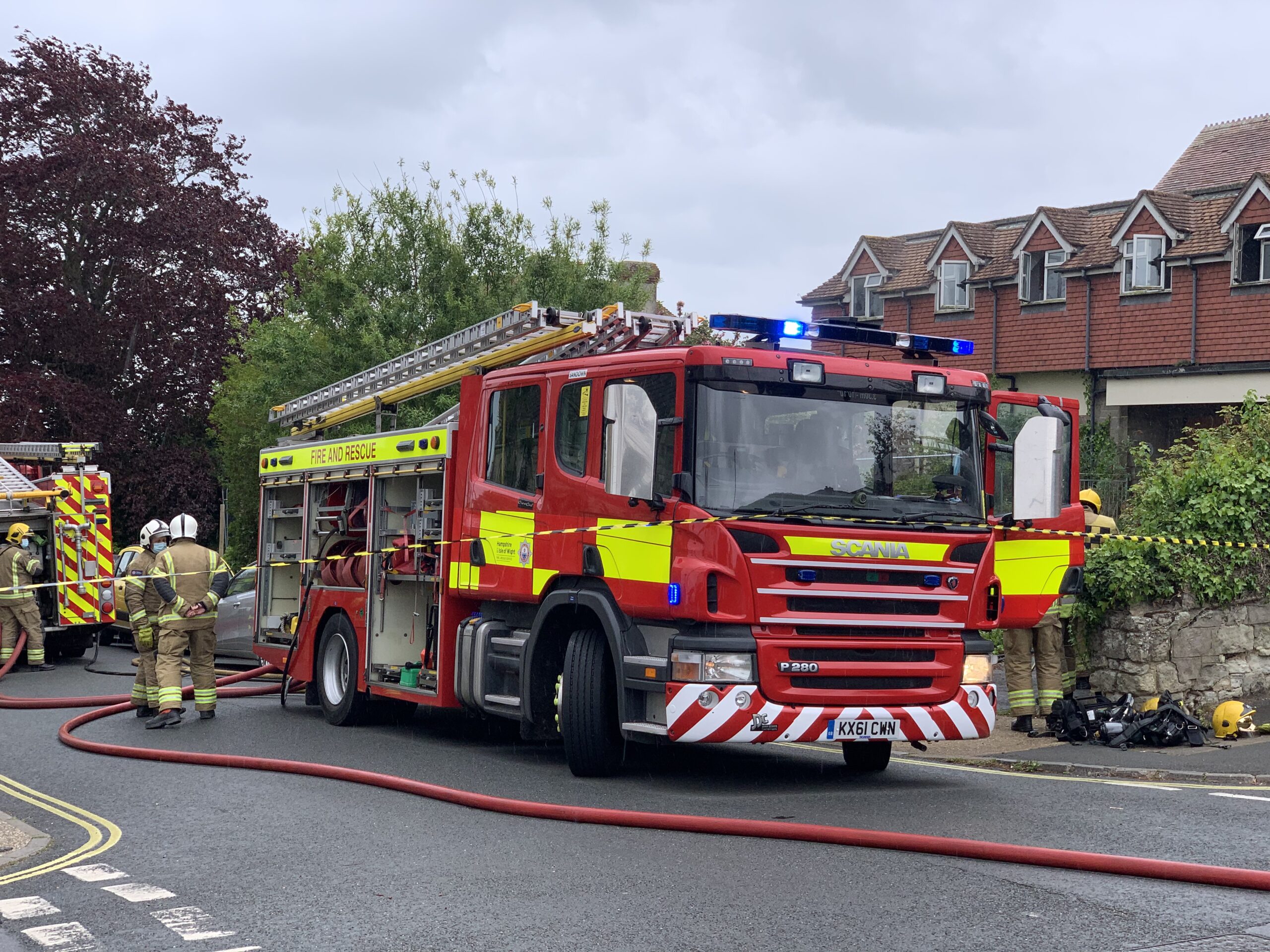 FIREFIGHTERS CALLED TO SANDOWN’S DERELICT STONEHAVEN