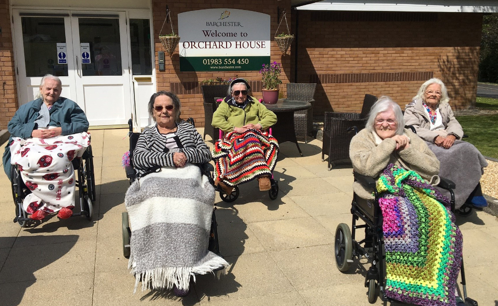 LOCAL CARE HOME RESIDENTS COMPLETE A 100 LAP RELAY