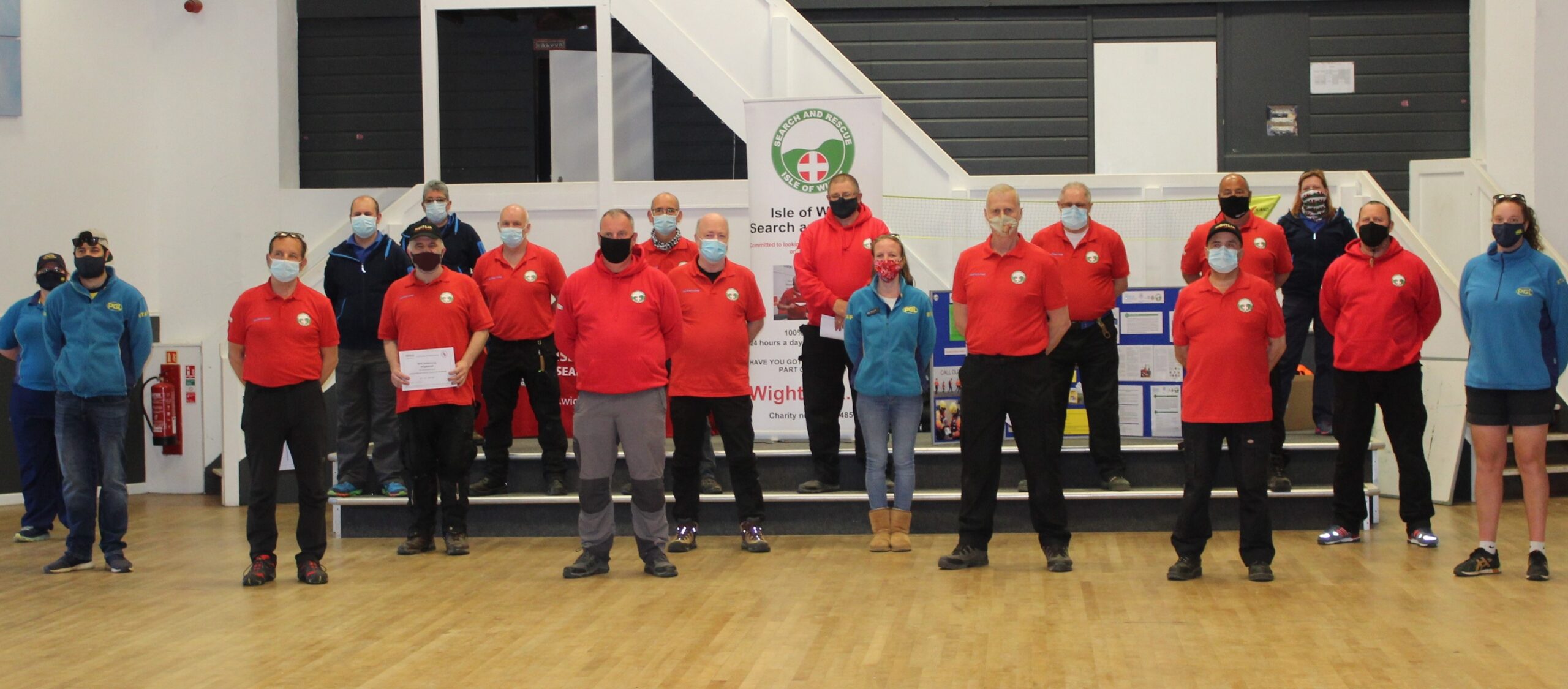 SEARCH AND RESCUE VOLUNTEERS RECEIVE BOOST AFTER TRAINING EXERCISE
