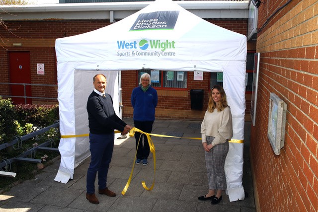 WEST WIGHT SPORTS CENTRE RECEIVED LONG TERM SPONSORSHIP FROM LOCAL ESTATE AGENTS