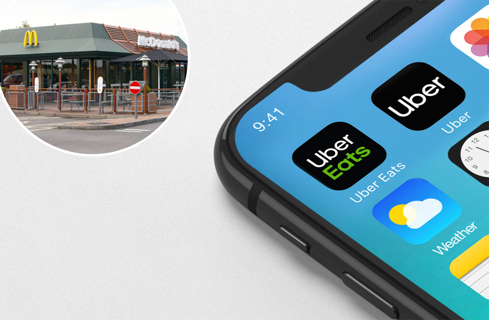 JUST IN TIME FOR DINNER! UBER EATS ARRIVES IN RYDE