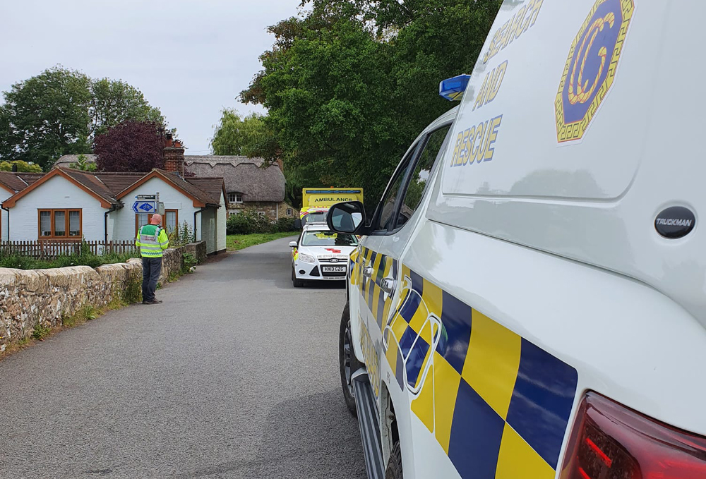 COASTGUARDS TASKED TO FALLEN CASUALTIES IN SEPARATE WEST WIGHT INCIDENTS