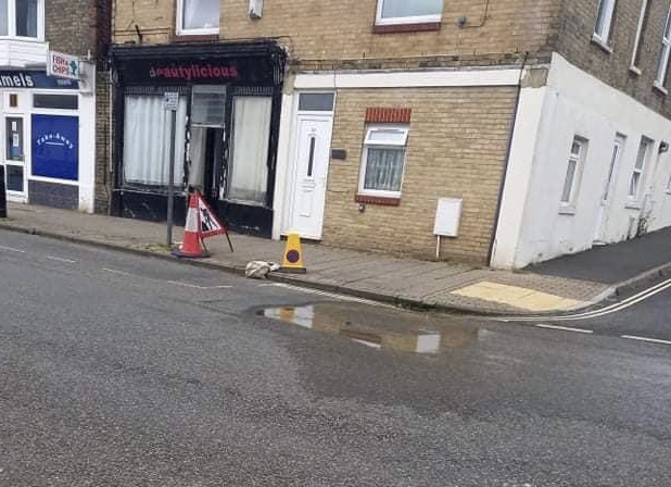 SECOND LEAK IN A WEEK FOR CLARENCE ROAD IN EAST COWES