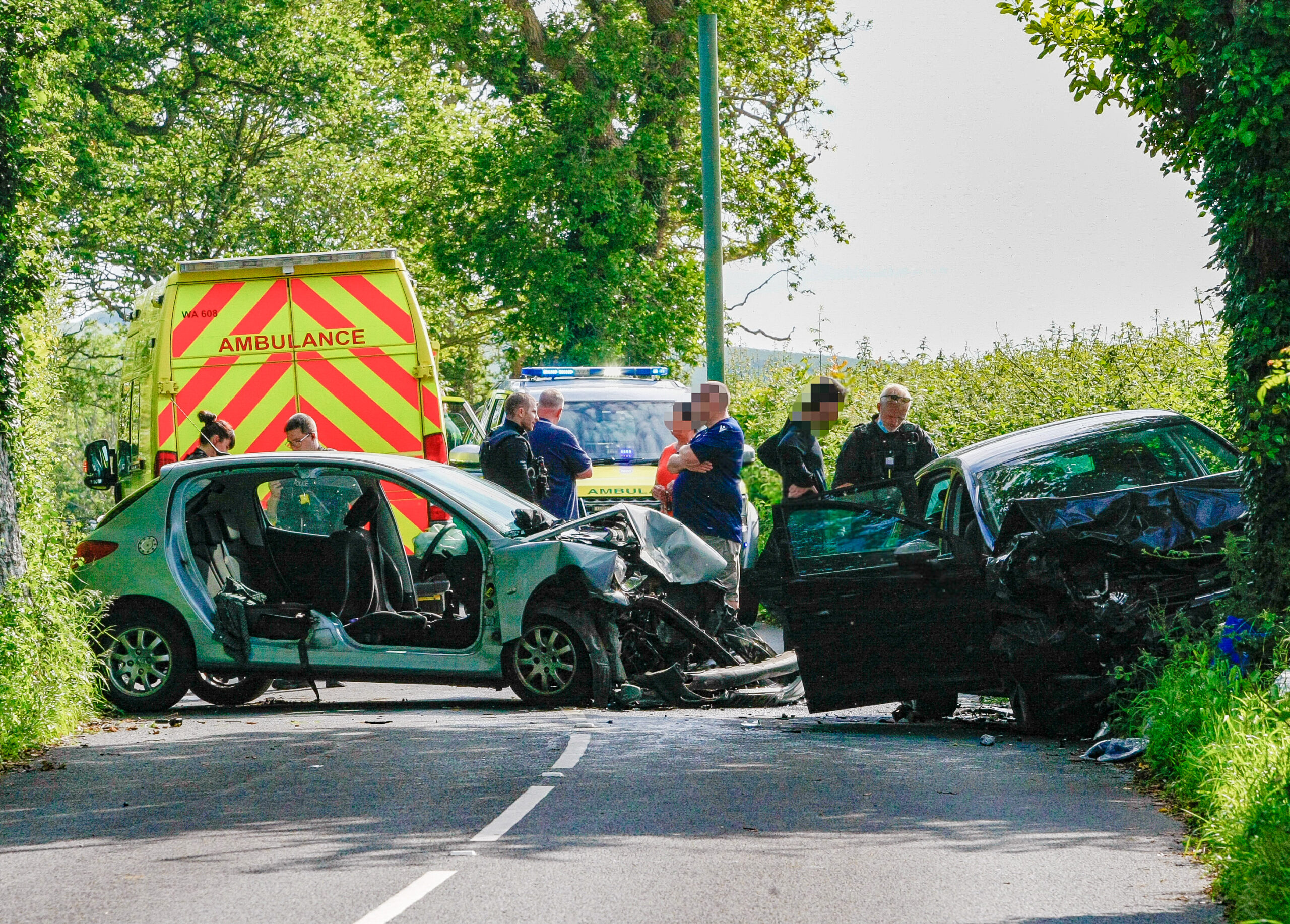 AIR AMBULANCE CALLED TO SERIOUS COLLISION IN BEMBRIDGE