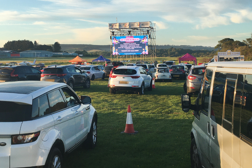 DRIVE-IN CINEMA HELPS RAISE £18,000 FOR WESSEX CANCER TRUST