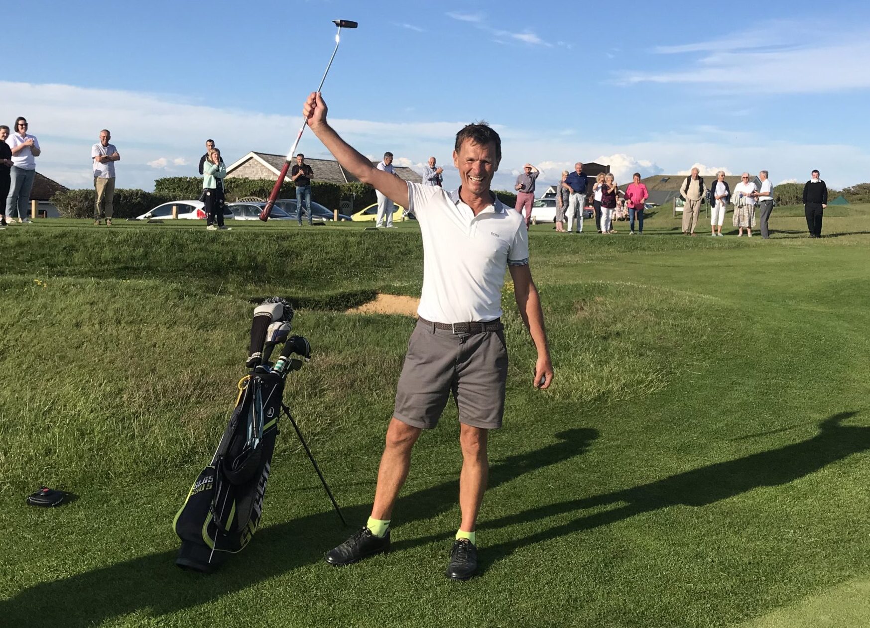 FRESHWATER ‘IRON MAN’ RAISES OVER £2000 FOR CHARITY IN 100 HOLE GOLF CHALLENGE