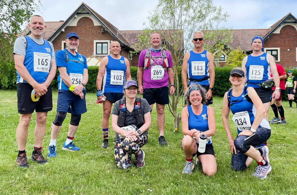 WEST WIGHT ROAD RUNNERS CLUB BACK OUT FOR THE NEEDLES HALF