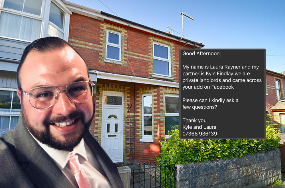 MAN CONNED OUT OF £450 BY RUTHLESS RENTAL SCAMMERS