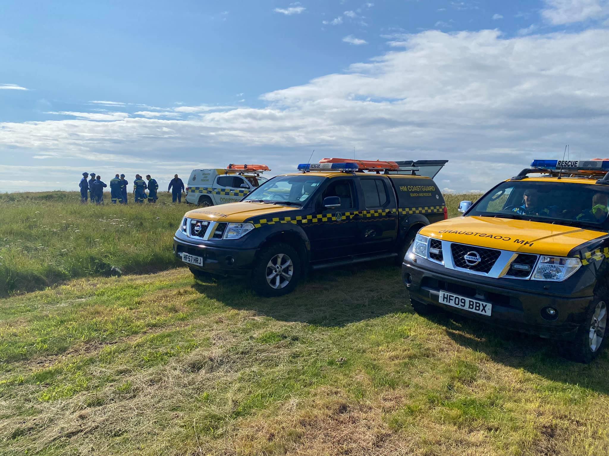 FEARS OF PERSON OVER CLIFF AT BLACKGANG PROMPTS COASTGUARD SEARCH