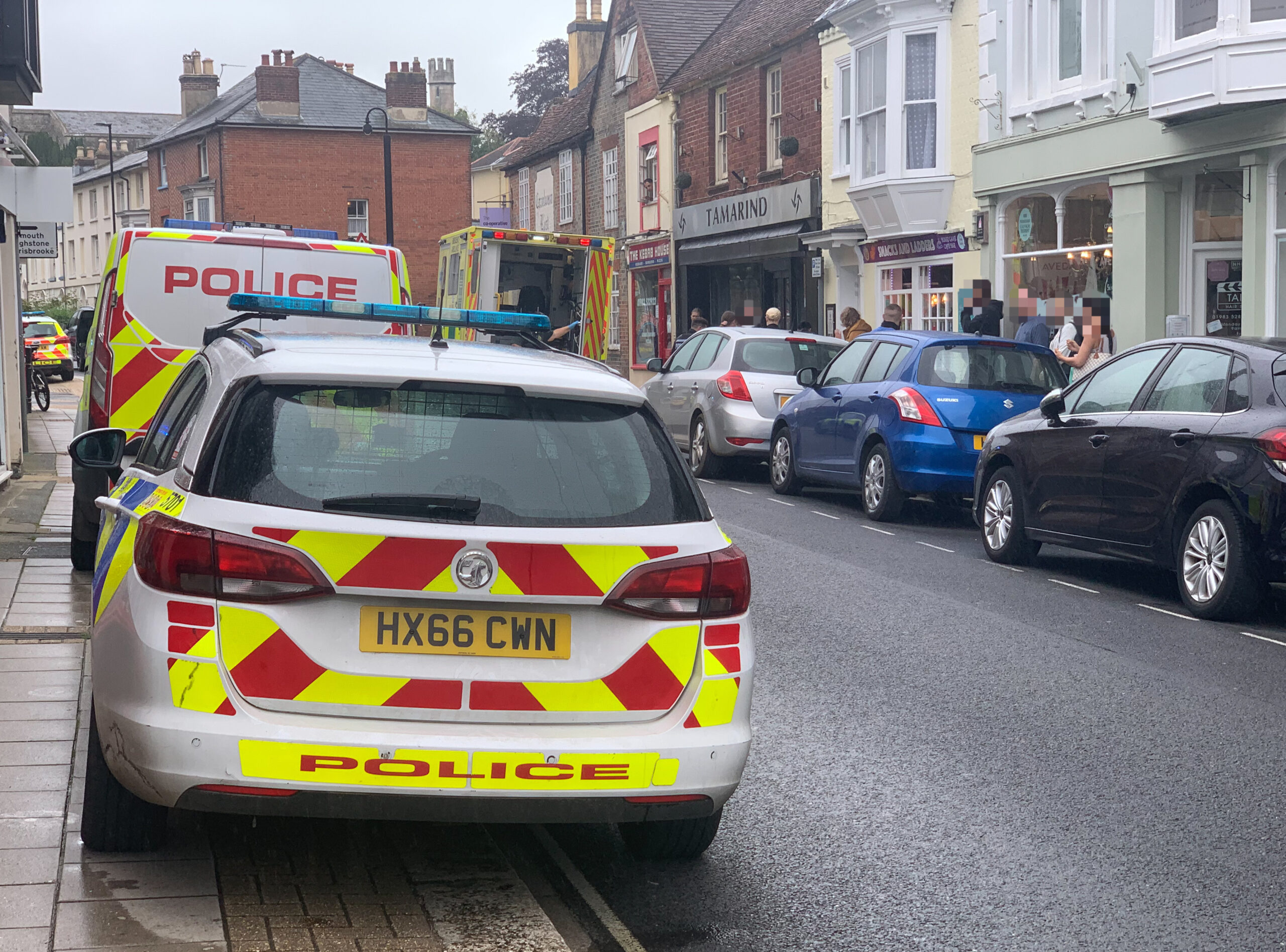MAN DETAINED UNDER MENTAL HEALTH ACT AFTER ATTACKING FAMILY IN NEWPORT CAFE