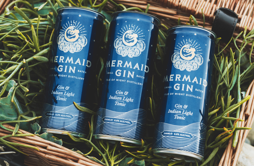 ISLE OF WIGHT DISTILLERY LAUNCHES MERMAID GIN & TONIC CAN