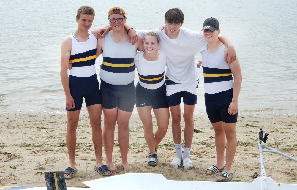 VARIETY OF 2ND PLACES FOR RYDE AT POOLE BUT IT WAS A WIN FOR SINGLE SCULLER JOEL