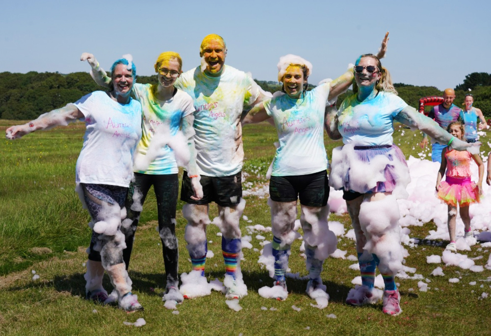 RAINBOW RUN RAISES £26,000 FOR ISLAND BRANCH OF WESSEX CANCER TRUST