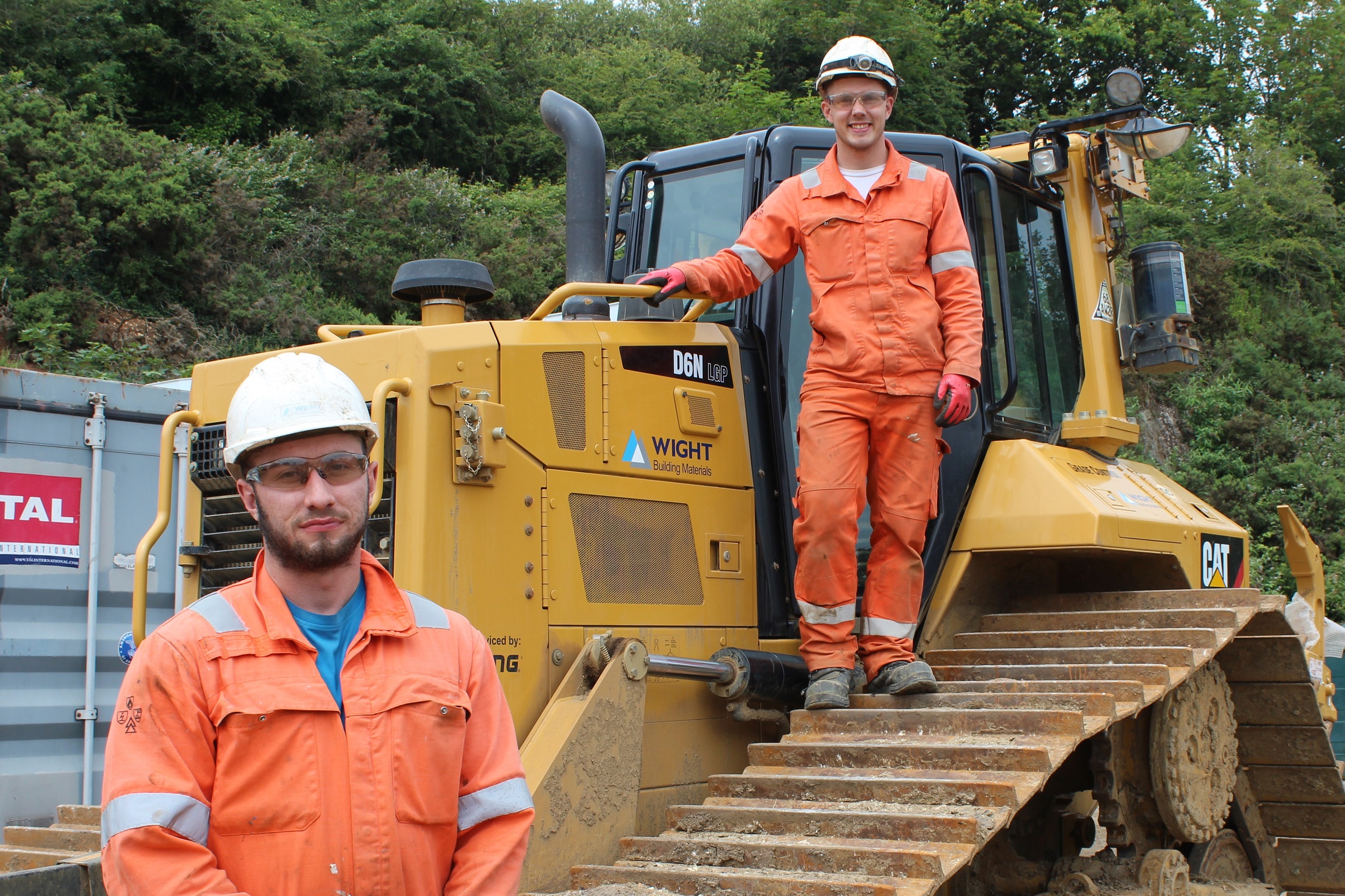 ROCK SOLID FUTURE FOR WIGHT BUILDING MATERIALS APPRENTICES