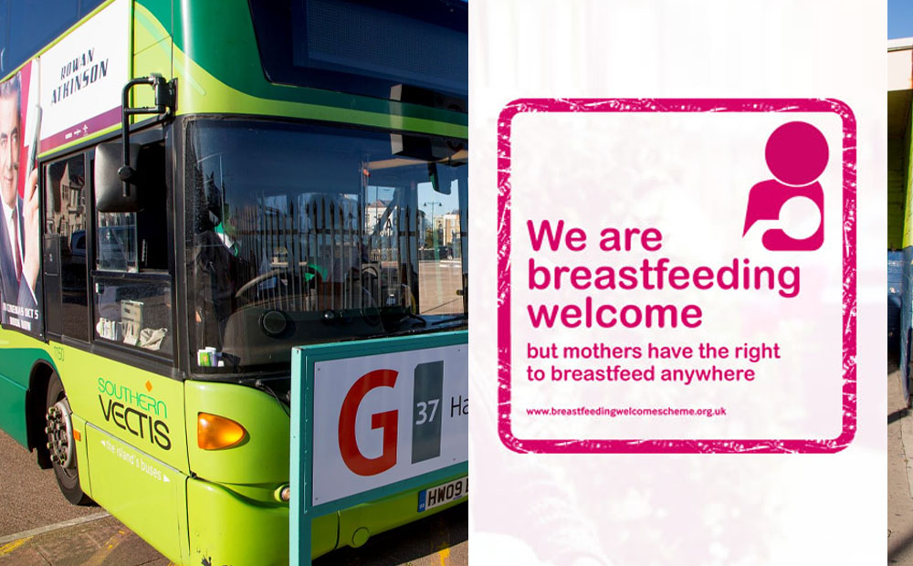 ‘BREASTFEEDING MOTHERS WELCOME ON OUR BUSES’ SAYS SOUTHERN VECTIS