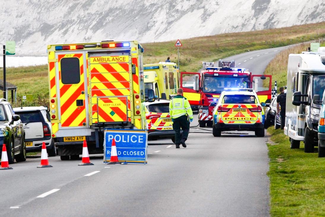 AIR AMBULANCE SCRAMBLED TO SERIOUS CAR AND MOTORCYCLE CRASH AT COMPTON