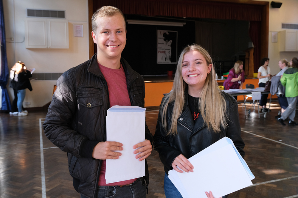 STUDENTS CELEBRATING A-LEVEL SUCCESS AFTER ‘PARTICULARLY DIFFICULT’ YEAR