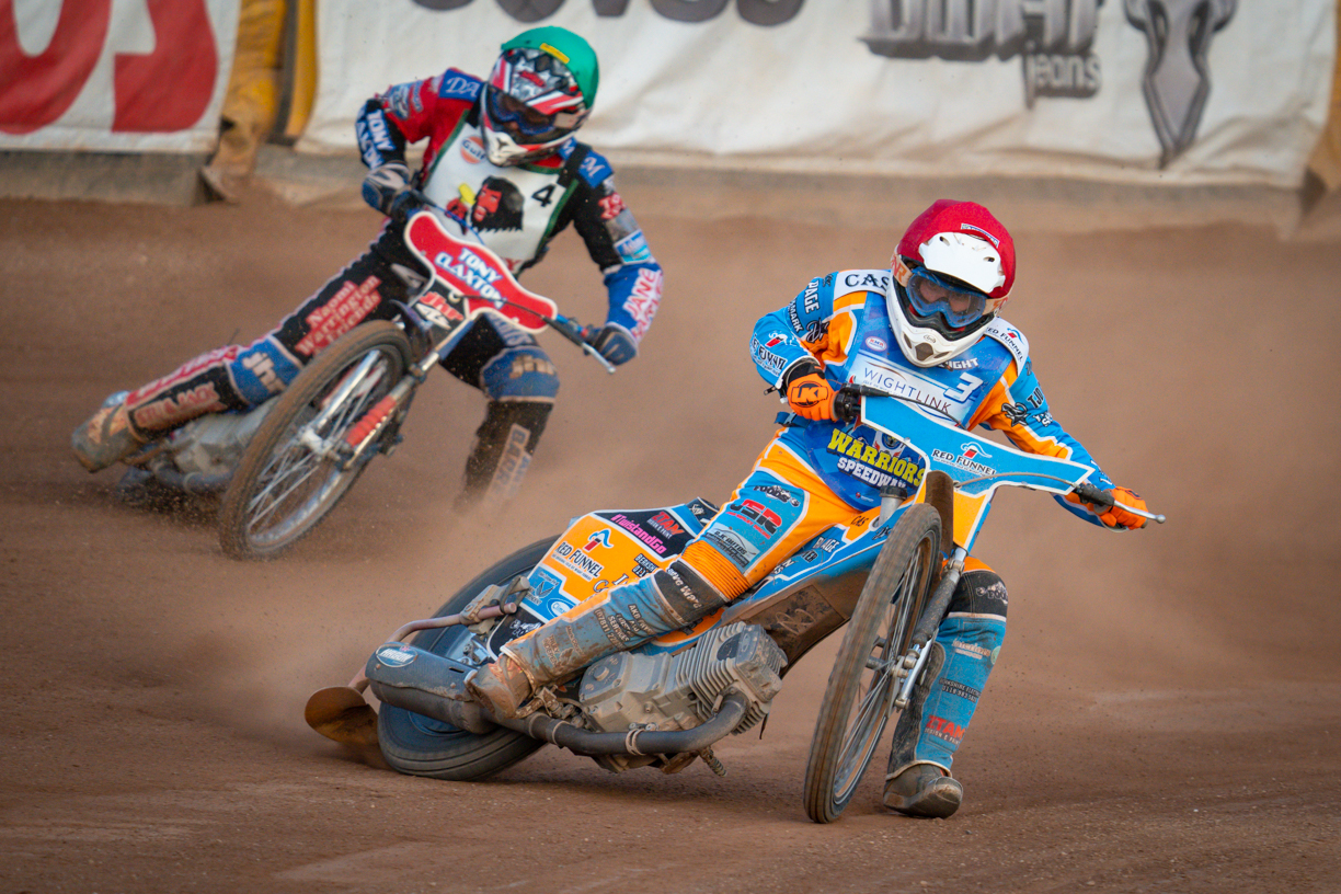 SO CLOSE FOR SPEEDWAY WARRIORS IN LAST HEAT DRAMA