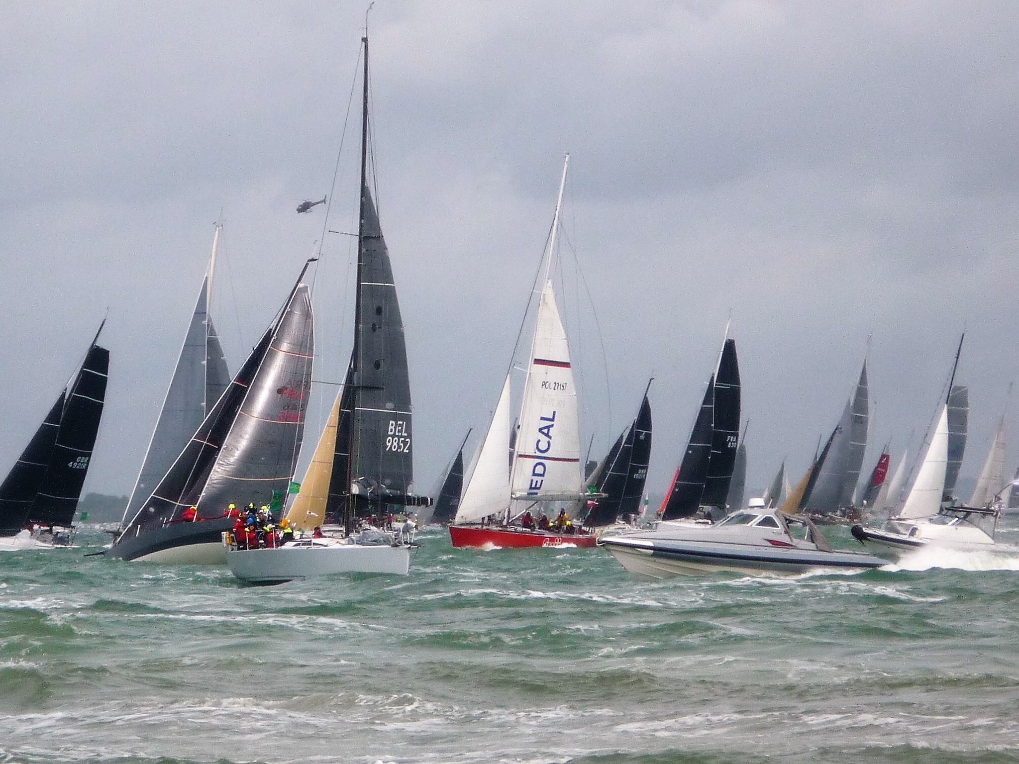 BLUSTERY CONDITIONS NO MATCH FOR FASTNET RACE COMPETITORS