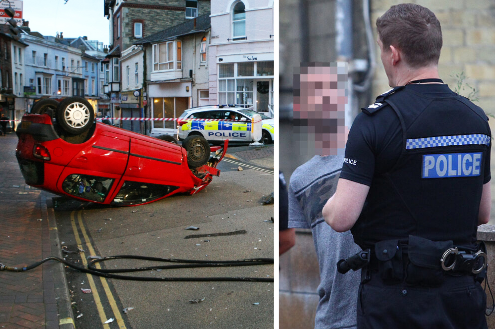 BAIL FOR MAN ACCUSED OF ROLLING CAR IN VENTNOR WHILST UNDER THE INFLUENCE