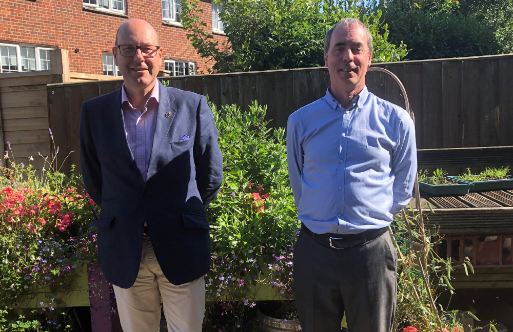 HIGH SHERIFF VISITS ASPIRE RYDE TO SEE FIRST HAND THE COMMUNITY WORK TAKING PLACE