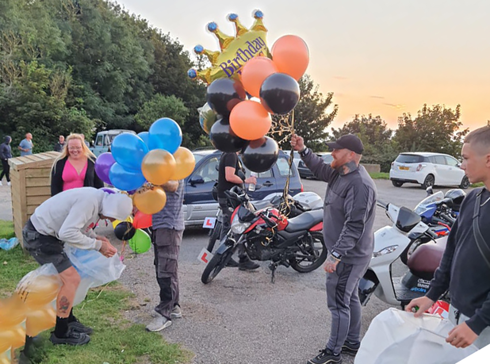 SAM GIBBONS: FAMILY AND FRIENDS MEMORIALISE MOTORCYCLIST WHO LOST LIFE IN COLLISION